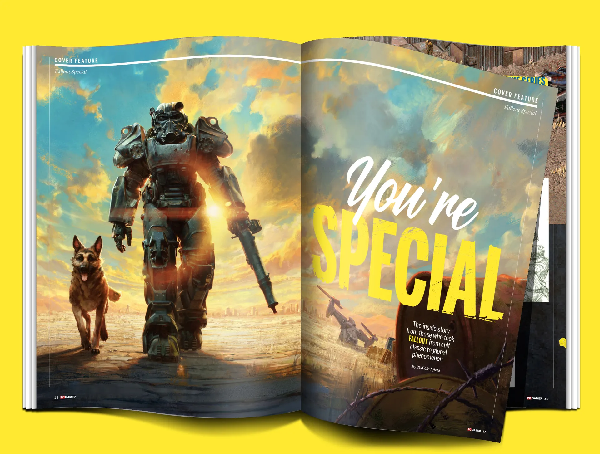 Развороты журнала PC Gamer Fallout Special